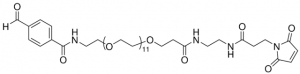 4-formyl-benzamido-dPEG�12-EDA-MAL 