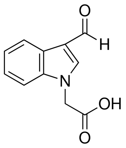 (3-Formyl-1-indolyl)acetic acid 