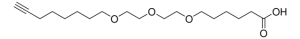 6-(2-(2-(Oct-7-yn-1-yloxy)ethoxy)ethoxy)hexanoic acid 910066-100MG