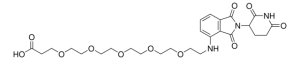 Pomalidomide-PEG5-CO2H 901828-50MG