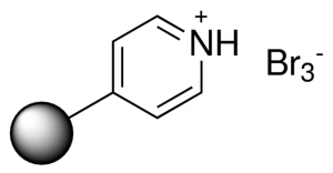 Pyridinium tribromide polymer-bound 