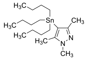 1,3,5-Trimethyl-4-(tributylstannyl)-1H-pyrazole 