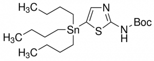 2-(N-Boc-amino)-5-(tributylstannyl)thiazole 