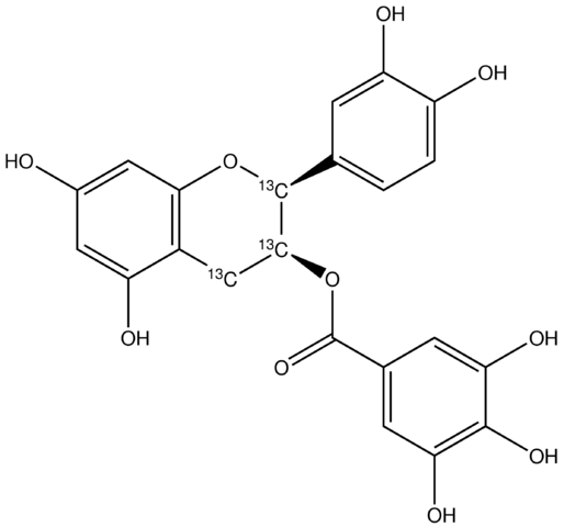 (�)-Epicatechin-2,3,4-13C3 gallate 