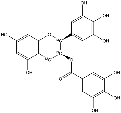 (�)-Epigallocatechin-2,3,4-13C3 gallate 