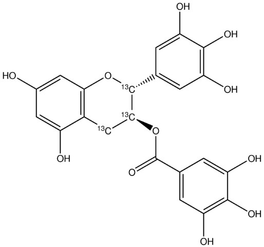 (�)-Gallocatechin-2,3,4-13C3 gallate 