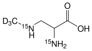 -N-Methyl-d3-amino-DL-alanine-15N2 