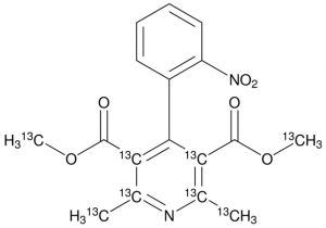 1,4-Dehydronifedipine-(methyls-13C4,pyridine-2,3,5,6-13C4) 