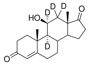 11-Hydroxy-4-androstene-3,17-dione-9,11,12,12-d4 