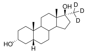 17-Methyl-5-androstan-3,17-diol-20,20,20-d3 