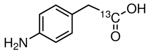 2-(4-Aminophenyl)acetic acid-1-13C 