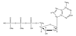 2-Deoxyadenosine-13C10,15N5 5-triphosphate disodium salt solution 