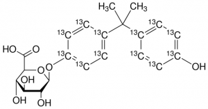 Bisphenol A-(rings-13C12) mono--D-glucuronide 