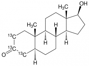 Dihydrotestosterone-2,3,4-13C3 solution 