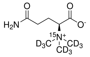 N,N,N-Trimethyl-d9-L-glutamine-(amine-15N) 