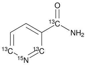 Nicotinamide-2,6,7-13C3-(pyridyl-15N) 