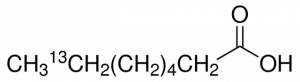 Octanoic acid-7-13C 