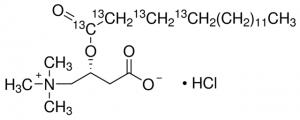 Palmitoyl-1,2,3,4-13C4-L-carnitine hydrochloride 