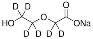 Sodium 2-hydroxyethoxy-d4 acetate-d2 