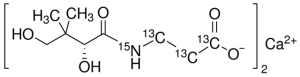 Vitamin B5 (di--alanine-13C6,15N2) calcium salt 