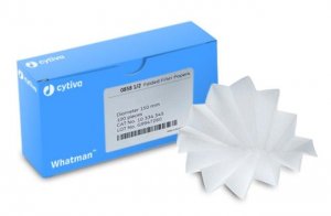Whatman� prepleated qualitative filter paper for technical use, Grade 0858 1/2, grained WHA10334347