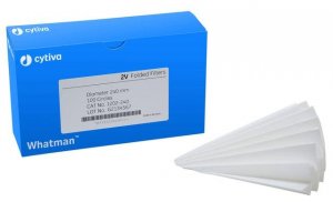 Whatman� prepleated qualitative filter paper, Grade 2V WHA1202185