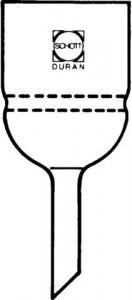 Duran� sintered disc filter funnel Z232599-1EA