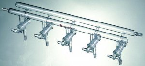 Synthware� all-glass vacuum/inert gas manifold with hollow high vacuum stopcocks SYNM181005-1EA