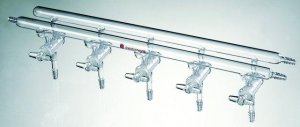 Synthware� all-glass vacuum/inert gas manifold with solid high vacuum stopcocks SYNM280004-1EA