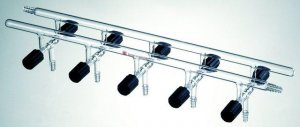Synthware� Vacuum/Inert Gas Manifold with double bank and high vacuum valves SYNM141004-1EA