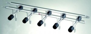 Synthware� Vacuum/Inert Gas Manifold with double bank and high vacuum valves SYNM471004-1EA
