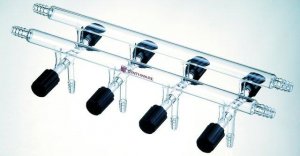 Synthware� Vacuum/Inert Gas Manifold with double bank and high vacuum valves SYNM111005-1EA