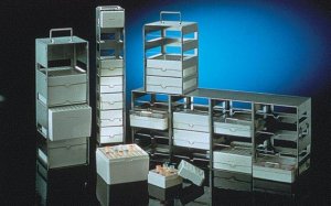 Cryogenic storage rack, stainless steel R1888-1EA