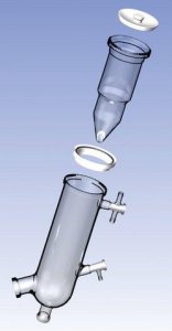 Ace rotary evaporator condenser complete "C" assembly Z682063-1EA