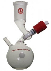 Aldrich� solvent storage/dispensing flask, septum-inlet, with PTFE inlet valve Z568538-1EA