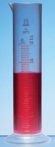 BRAND� graduated cylinder low form embossed scale BR41620-10EA