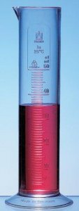 BRAND� graduated cylinder low form embossed scale BR41654-5EA