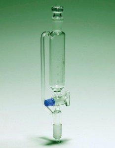 Pyrex� Addition funnel, graduated, pressure equalising, cylindrical with PTFE key SLW443533-1EA