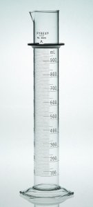 Pyrex� class A double metric scale graduated cylinder, with blue enamel CLS302650-18EA
