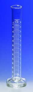 Pyrex� double metric scale economy grade graduated cylinder 