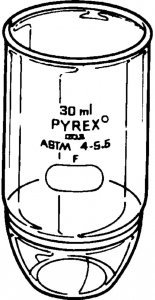 Pyrex� Gooch crucible, high form, with fritted disc 