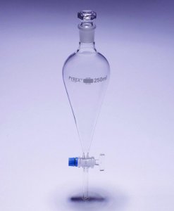 Pyrex� Separating funnel, conical, PTFE key SLW2190/10M-1EA