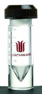 Synthware� conical bottom reaction vial with holed compression cap SYNV130711-1EA