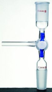 Synthware� flushing adapter with T-bore PTFE stopcock SYNA761420-1EA