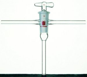 Synthware� high vacuum T-type stopcock with hollow plug SYNS721240-1EA