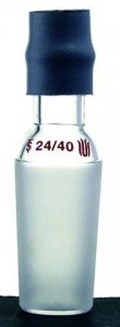 Synthware� inlet/thermometer adapter with one holed rubber adapter SYNA451922-1EA