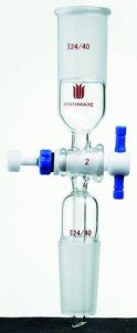 Synthware� metering flow control straight adapter with PTFE stopcock SYNA732440-1EA