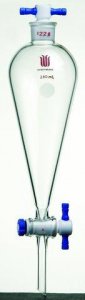 Synthware� Squibb-style separatory funnel with PTFE stopcock and PTFE stopper SYNF471010-1EA