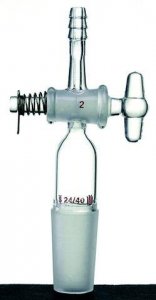 Synthware� straight vacuum adapter with glass stopcock SYNA611922-1EA