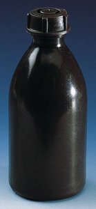 BRAND� amber narrow-mouth bottle, LDPE, with screw cap BR130228-1EA